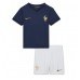 Billige Frankrike Hjemmetrøye Barn VM 2022 Kortermet (+ korte bukser)